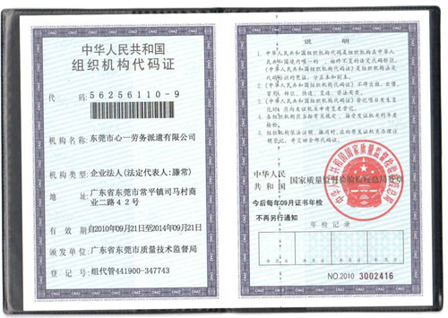 组织结构代码